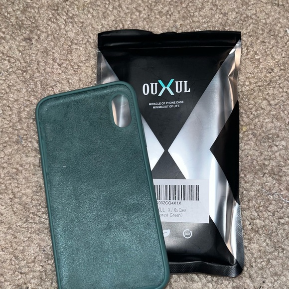 iphone xs forest green phone case - Picture 2 of 4